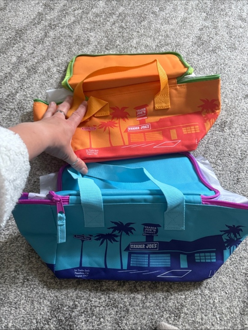 Trader Joe's Tropical Insulated Tote Bag - pick one